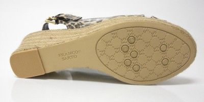 FRANCO SARTO COMEDY CHEETAH SHOES WOMENS 10  