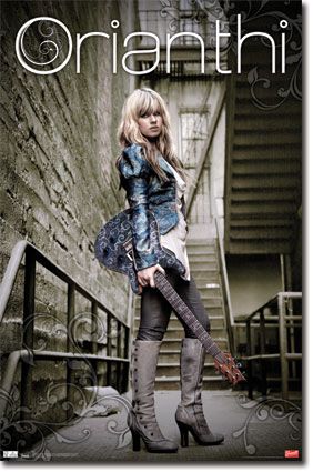 Orianthi Poster Sexy Guitar Girl Kiss Me 5189 017681051894  