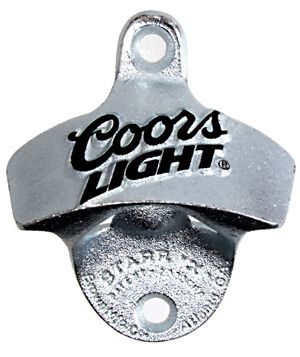 Coors Light Cast Iron Wall Mounted Bottle Opener  