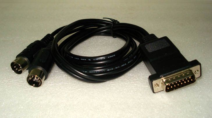 Computer Sound Card MPU 401 Midi Cable 15 Pin Joystick  