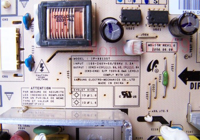 Power Board IP 48135T BN44 00116B FOR SAM 910MPS 940MW  