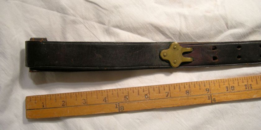 Original WWII US Military M1 Garand Springfield Leather Rifle Sling 