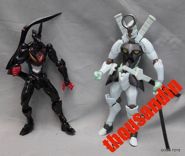 Revoltech 052 060 Gurren Lagann Lazengann ENKI figures Kaiyodo 2pcs W 