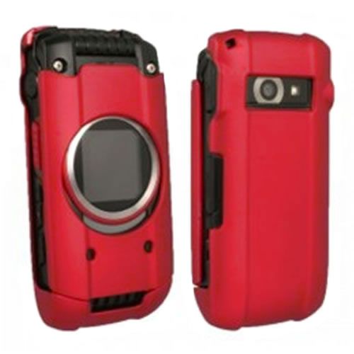 Casio G’zOne Ravine 2 II C781 Verizon Red Rubberized Hard Case Cover 