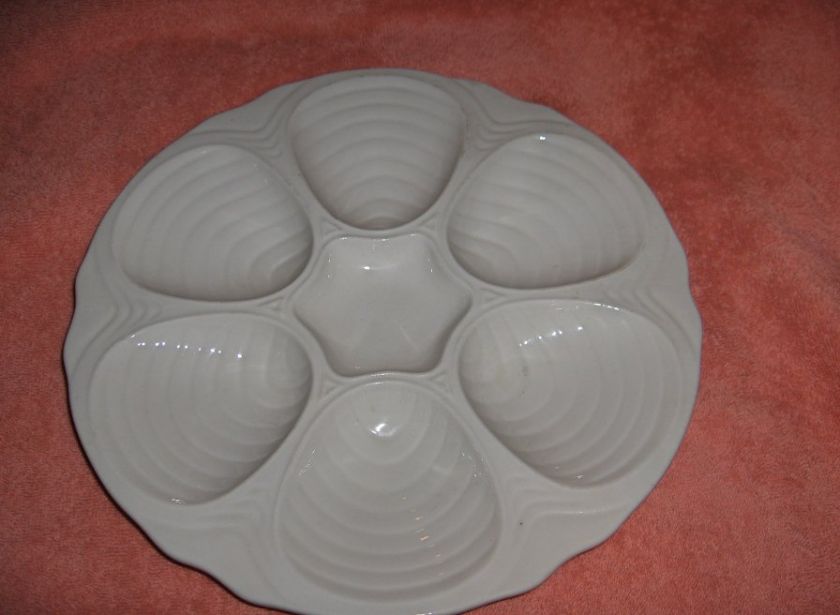 Vtg Hall Oyster Clam China Serving Plates 1151  