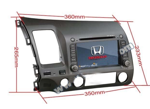 Car DVD Player with GPS for Honda CIVIC 2006 2011  