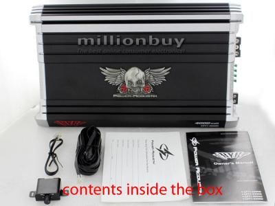 description features crypt series mono block car amplifier rms power 