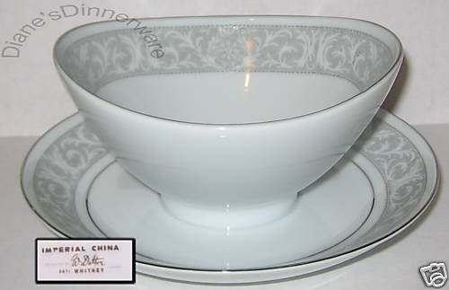 WHITNEY Imperial China W. Dalton GRAVY BOAT .9  