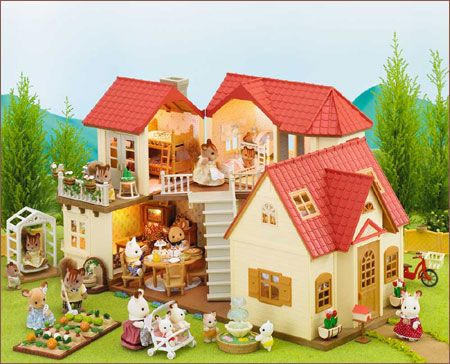 JP Sylvanian Families House Starter Set w/ rabbit DH 04  