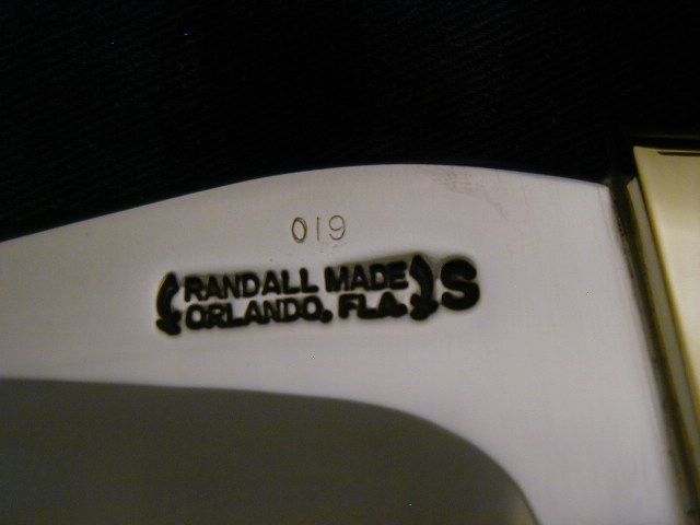 RANDALL KNIFE KNIVES RARE 50 YEAR COMMEMRATIVE #19  