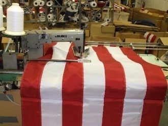   Flag 2 ply Sewn SPUN Polyester Embroidered Factory Second Xout  