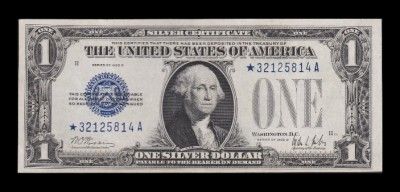 1928b $1 STAR SILVER CERTIFICATE FUNNYBACK CHOICE UNC.  