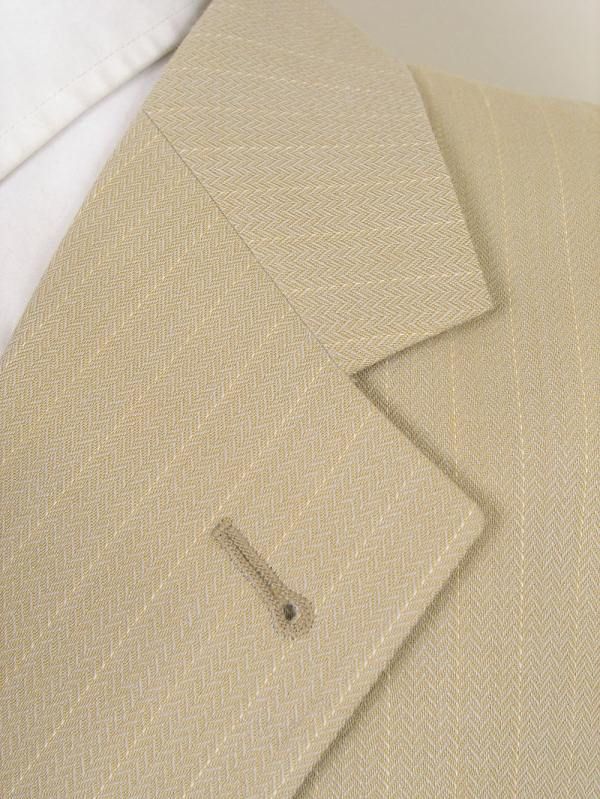 Bianchi Suit Tan Wool 3 Button Euro 56R US 46R 39W Italy NWT $595 