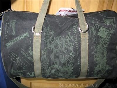 NWT TRUE RELIGION OVERNIGHT DUFFEL BAG BRAND NEW  