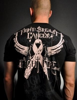 BLACK HELMET APPAREL FIGHT BREAST CANCER CLASSIC T SHIRT  