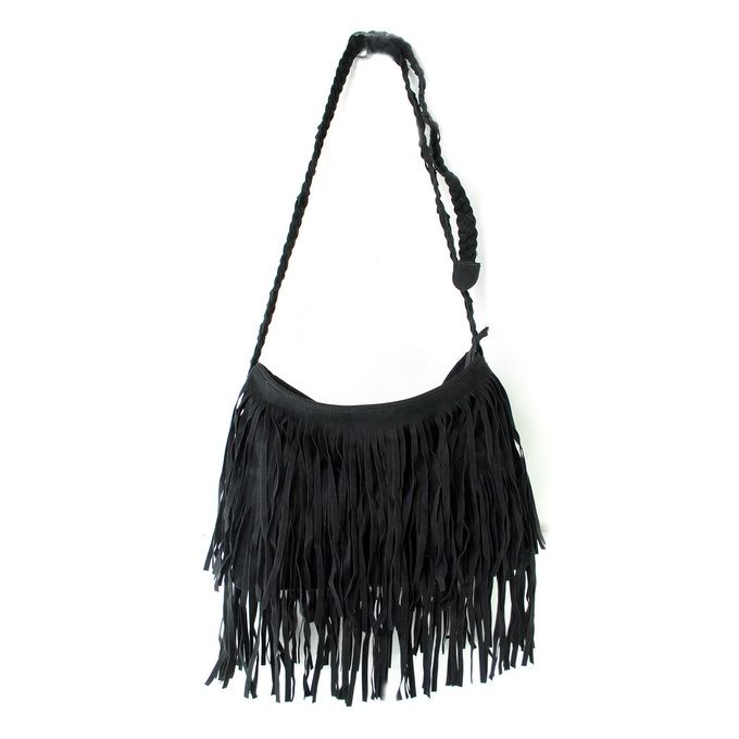 USA STOCK HOT Celebrity Fringe Tassel Shoulder Messenger Bag Hand 