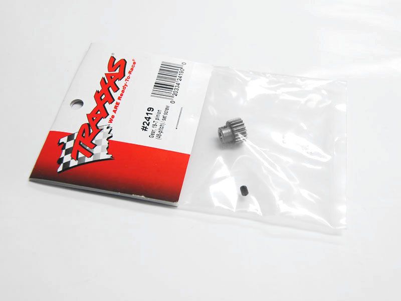 TRAXXAS 2419 PINION GEAR 19T 19 T 19 TOOTH SLASH VXL  