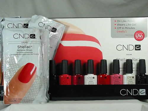 CND Nail Gel Polish SHELLAC RACK SALON KIT A  