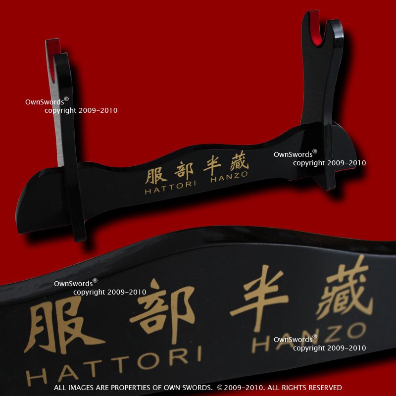 Tier Deluxe Hattori Hanzo Katana Samurai Sword Stand  