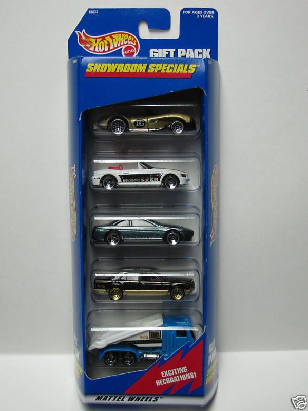 Hot Wheels Showroom Specials 5 Car Gift Pack   