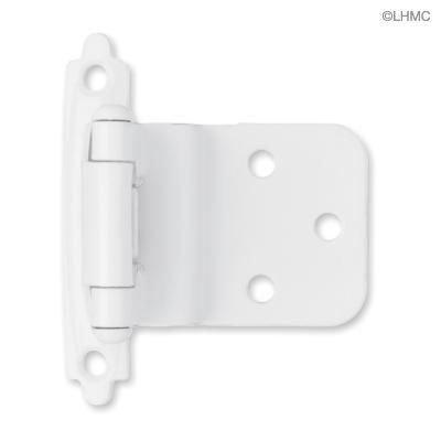 Liberty H0104AC W 3/8 Self Closing Inset Hinge White Set of 20 