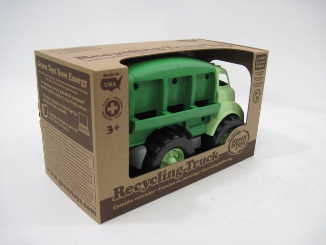 NIB GREEN TOYS Green Recycling Truck Toy  