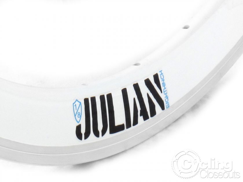 EIGHTHINCH JULIAN V2 DEEP RIM FIXED GEAR 700C V WHITE   