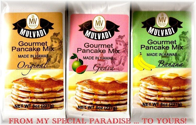 HAWAII HAWAIIAN MULVADI GOURMET PANCAKE MIX SET BANANA  