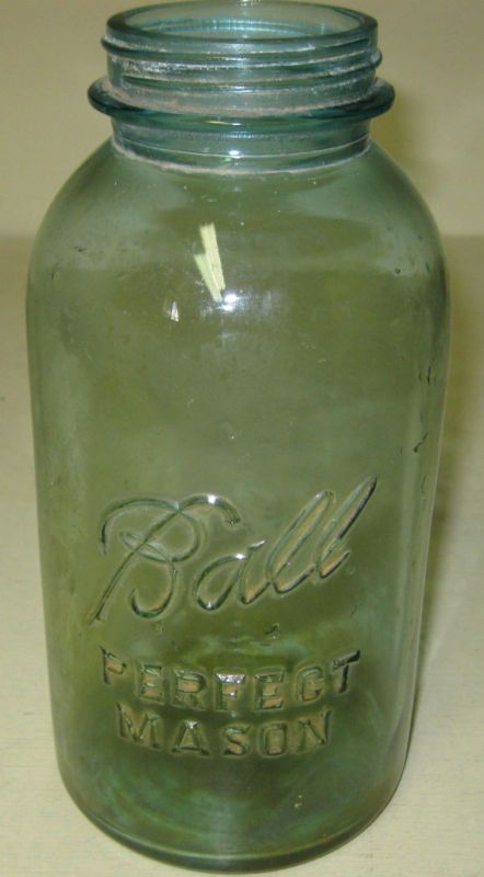 COLLECTIBLE BLUE BALL PERFECT MASON NO. 5 JAR  