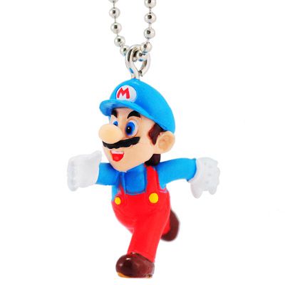 SUPER MARIO BROS NINTENDO WII PHONE STRAP ICE MARIO  