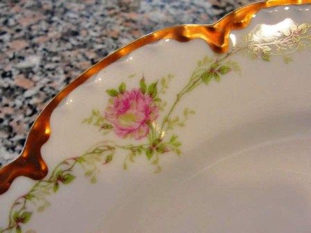 This is a stunningly beautiful pattern made from the finest Limoges 