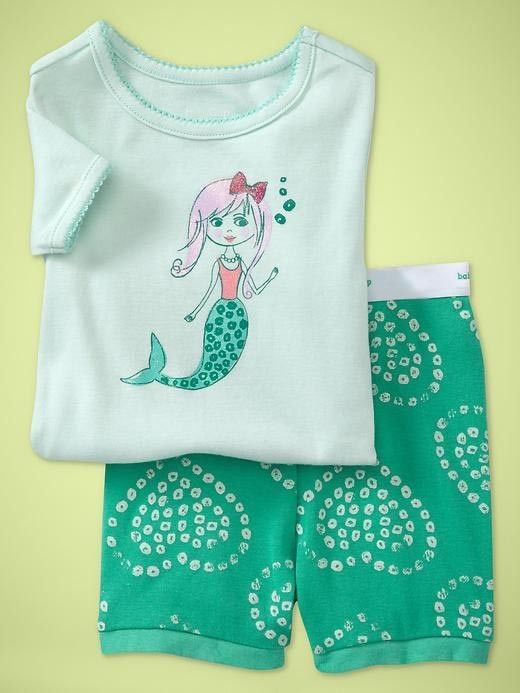 Baby&Toddler clothing girls pajamas Sleepwear kids PajamasMermaid 