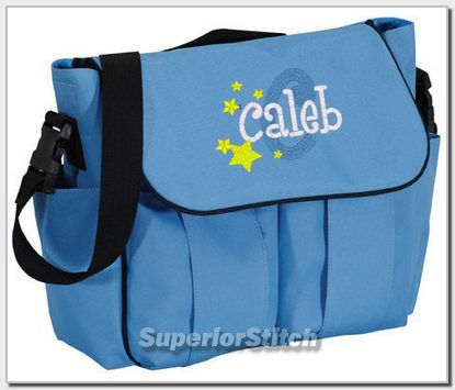 Personalized baby DIAPER BAG embroidered ANY COLOR boy  