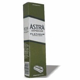 100 ASTRA SUPER PLATINUM DOUBLE EDGE SAFETY RAZOR BLADES  