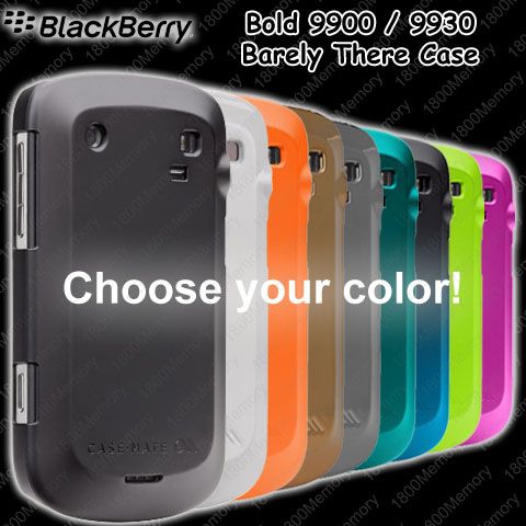 Case Mate Barely There Case for BlackBerry Bold 9900 9930 Choose 