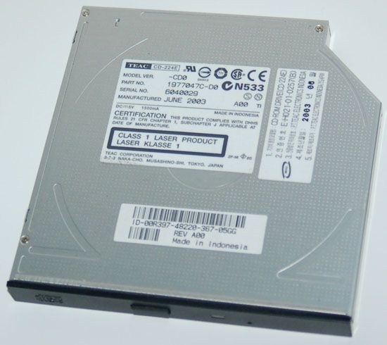 Poweredge 2800 2850 750 2650 CD ROM Drive Slim 0R397  