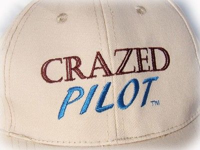 CRAZED PILOT  HAT for RC Airplane Helicopter Pilots  