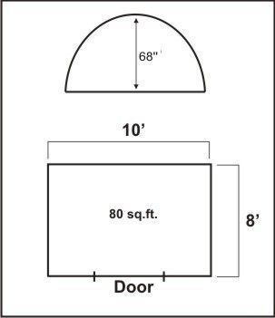   tarp separate bags for the poles and stakes and an interior gear loft