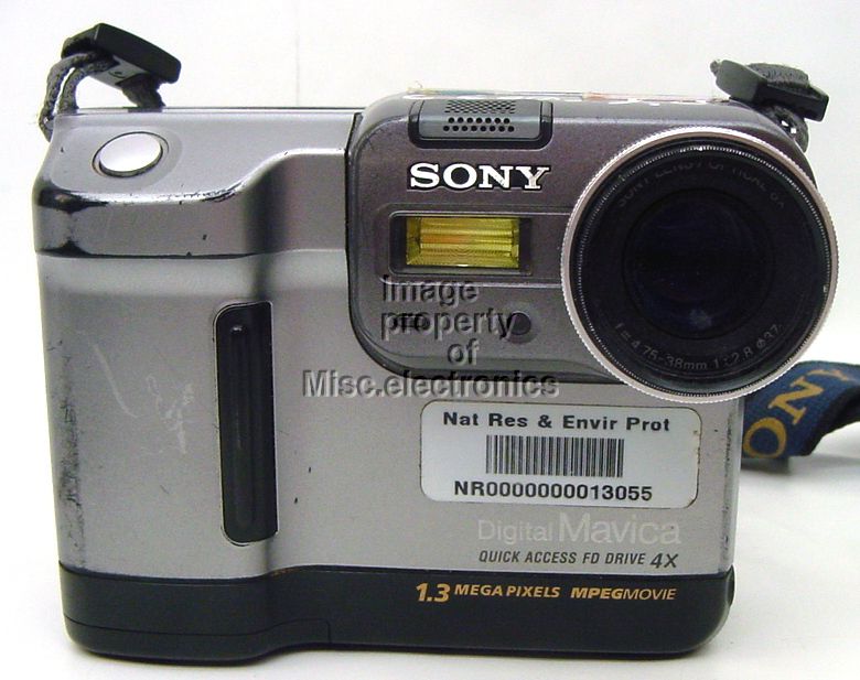 Sony DIGITAL CAMERA Mavica MVC FD88 1.3 MP 16X ZOOM gg 0027242556744 