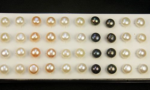 Charm 6MM Fresh Water Freshwater Pearl Beads Pierced Stud ear Earrings 