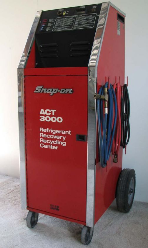 SNAP ON AC Refrigerant Recovery & Recycling MACHINE AUTOMOTIVE R22 R12 