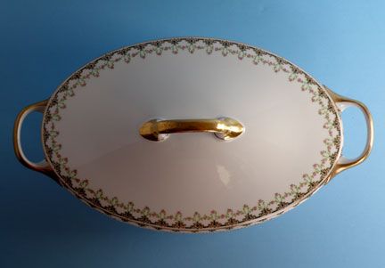 LATRILLE OLD ABBEY LIMOGES OVAL VEGETABLE BOWL 30% OFF  