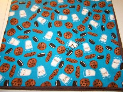 MILK & COOKIES OREO CHOCOLATE CHIP BLANKET PERSONALIZE  