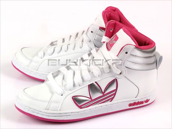 Adidas Campus Trefoil ST Mid W White/Pink Womens 2011 G51035  