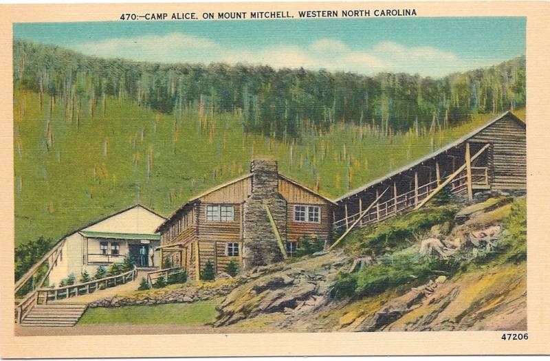 Mount Mitchell NC Camp Alice Black Mountains Yancey County  