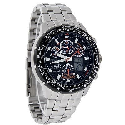 NEW CITIZEN ATOMIC SKYHAWK ECO DRIVE WATCH JY0000 53E  