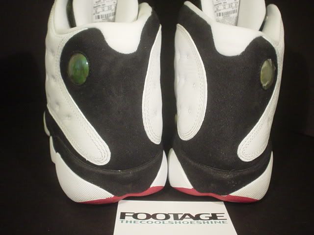 2007 Nike Air Jordan XIII 13 Retro CDP COUNTDOWN WHITE BLACK TRUE RED 