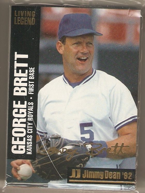 1992 Jimmy Dean Living Legends Set Brett Ryan Ripken  