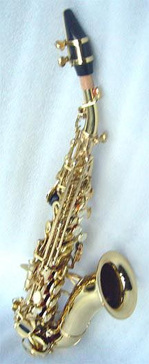 NEW CURVED SOPRANO SAXOPHONE SAX 5 YEARS WARRANTY.  