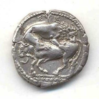 MACEDON, AKANTHOS c. 424 380 B.C. AR Tetradrachm  